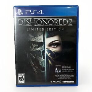 Dishonored 2 Limited Edition Sony PlayStation 4 PS4 Bethesda Stealth Action Game